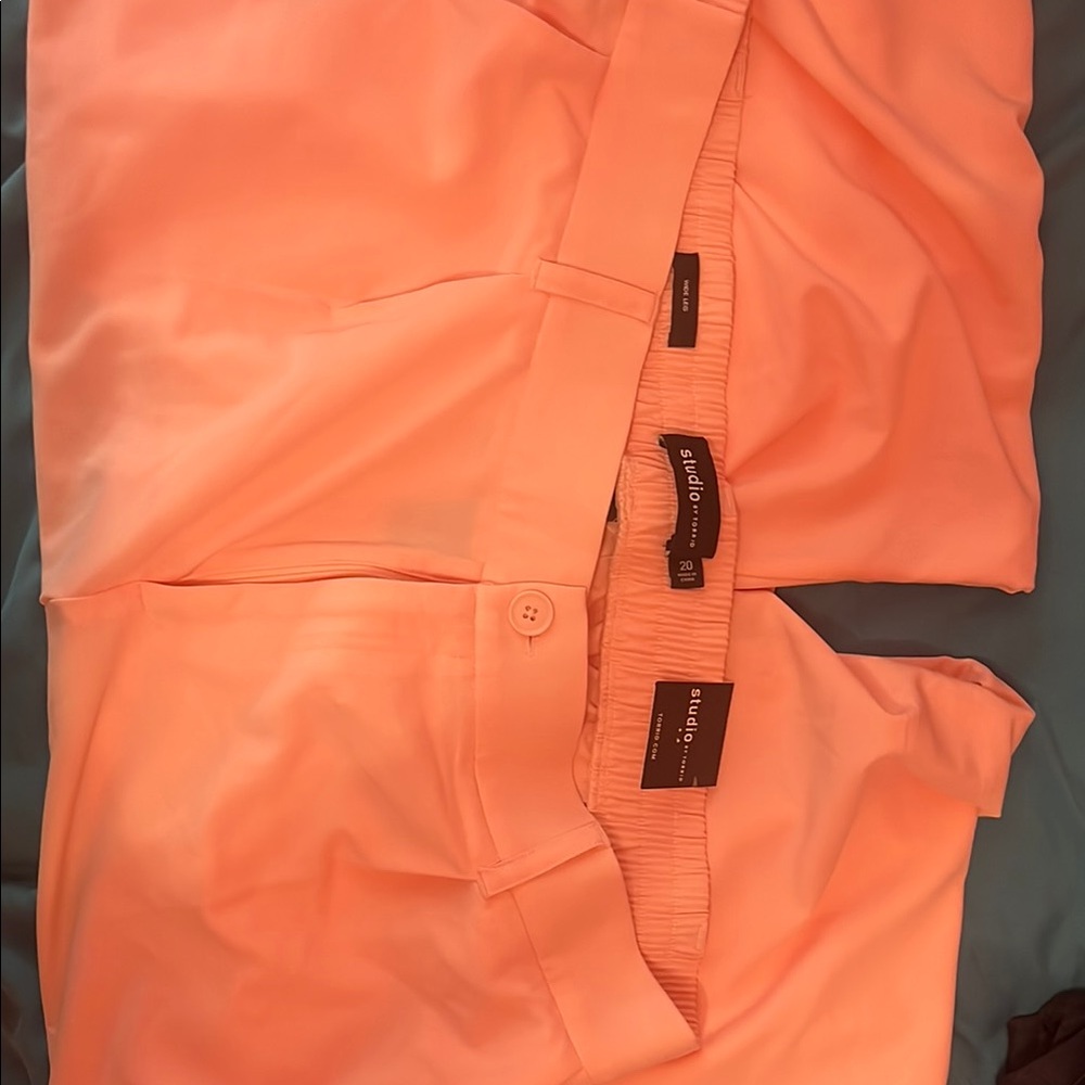 Studio Vibrant Coral Trousers